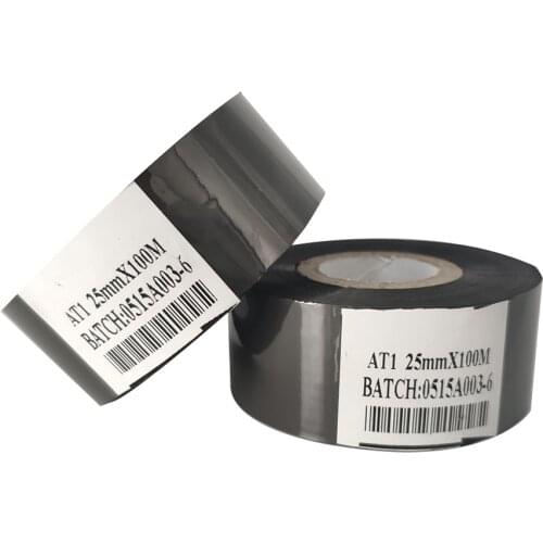 Black color printing date ribbon for foil coding machine