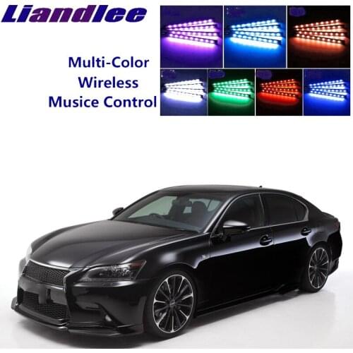 LiandLee Car Glow Interior Floor Decorative Seats Accent Ambient Neon light For Lexus ES 300 330 XV30 MK4 2001~2006