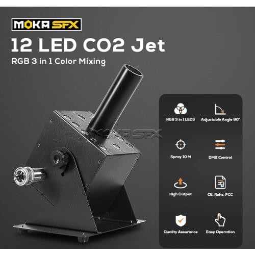 Multi Angle Stage Led CO2 Machine DJ Light Cryo Cannon Gun Led Column Jet Blaster Power Stage Lighting Effect