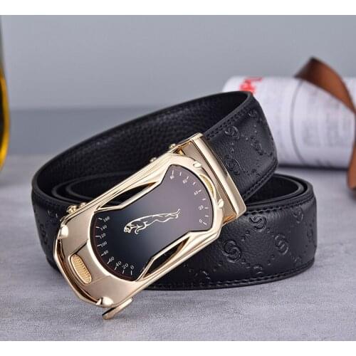 Mens belt fashion luxury mens belt designer belt mens high quality car model automatic buckle belt luxury car logo belt