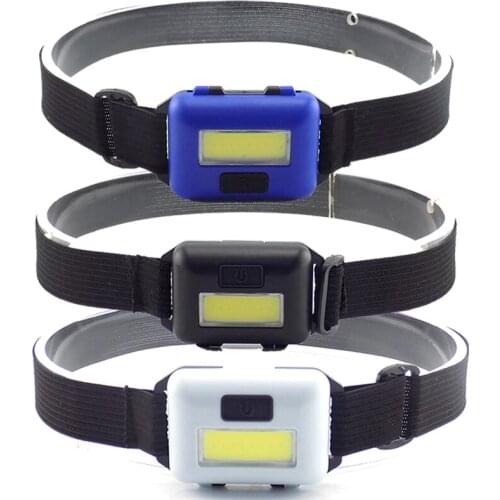 COB headlamp AAA battery head light lamp torch lampe fishing fishing camping frontale headlight flashlight lantern hoofdlamp s1