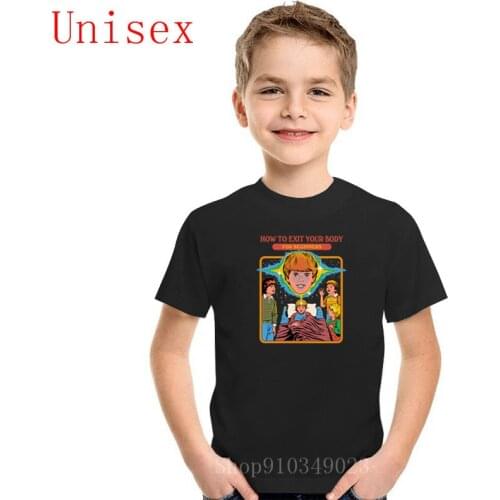 2020 Summer Newest Designer shirts for Kids How to Exit Your Body Kawaii Fashion boy clothes girls clothes Kpop Children Tops