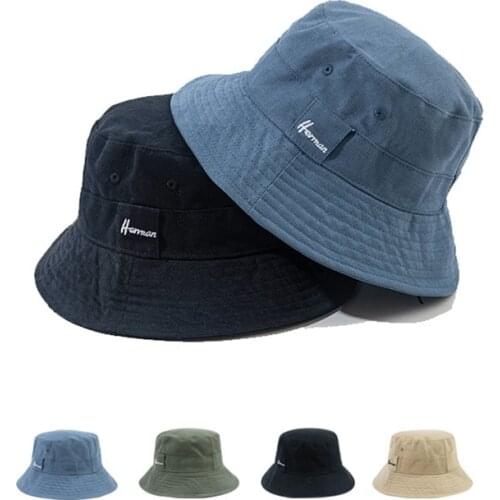 2021 New Fashion Bucket Hats for Women Spring Summer Panama Outdoor Sun Hat Casual Fisherman Hat Men Breathable Cotton Cap