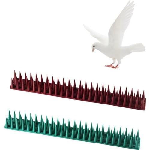 Plastic Repeller Bird And Pigeon Spikes Anti Bird Easy To Install Fence Nails Spike Strip Bird Scarer Repeller