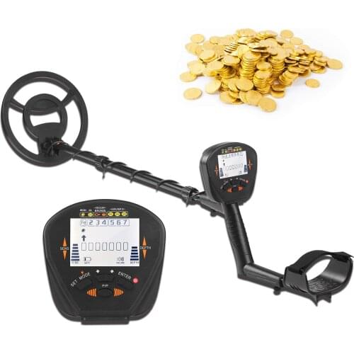 MD830 Underground Metal Detector Waterproof Search Coil Metal Finder Gold Seeker Treasure Hunter All Metal+DISC+Pinpoint Modes