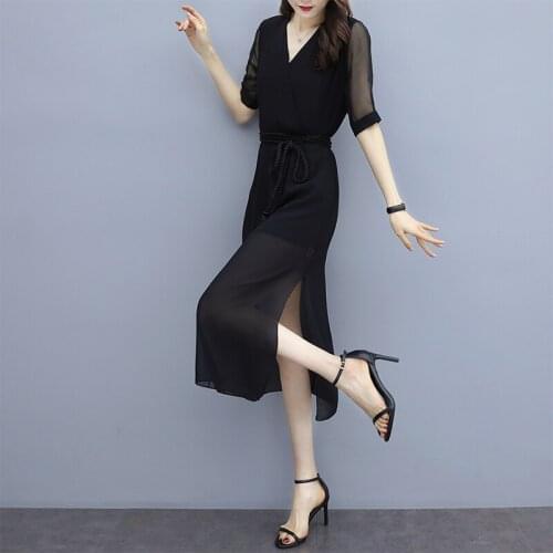 Pritee Cryshoes Summer Chiffon Dresses