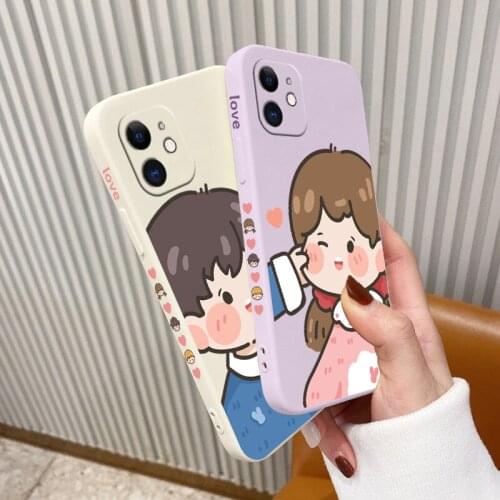 Nice Girl Phone Case For iPhone 12 11 Pro Max X XS XR XSMAX SE2020 8 8Plus 7 7Plus 6 6S Plus Silicone Cover