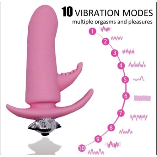 Silicone Vibrating Anal Plug Male Postate Massage Vibrator Women Sex Toys Clitoris Stimulate Masturbator For Couples