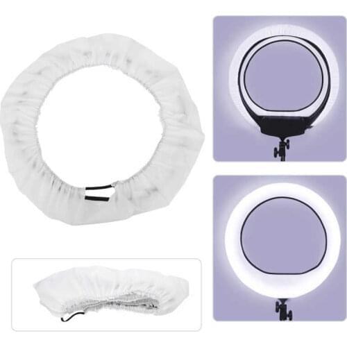 LED Ring Light Softbox Diffuser Collapsible Photography Video Light Softbox Diffuser for 18in/14in Ring Light Optional