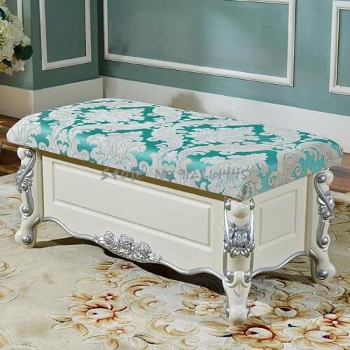 Shoe changing stool, European storage stool, storage stool, integral cloth, shoe cabinet stool, living room sofa, foot stool, do