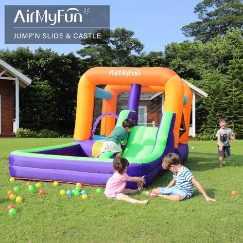 Indoor and outdoor small naughty castle inflatable castle childrens playground I inflatable amusement equipment with pool