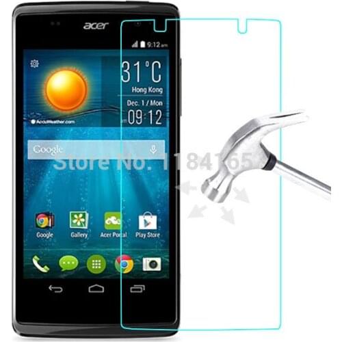 0.3mm Safety Front LCD Tempered Glass Film for Acer Liquid Z500 LCD Screen Protector pelicula de vidro Guard with strong box