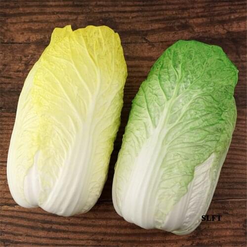 Green grocery Kitchen hotel store shop decor simulation artificial vegetables fake chinese leaves pakchoi celery cabbage model