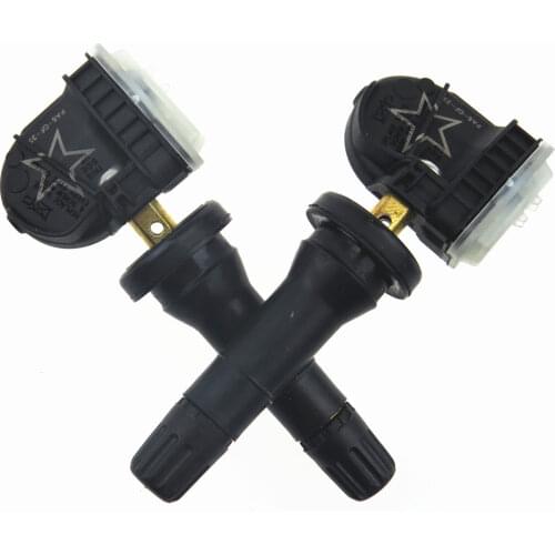 13598771 13598772 Qty 2 Car Tire Pressure Sensor 315 Mhz Black for Encore Silverado Volt Sierra Enclave Buick Enclave Cadillac