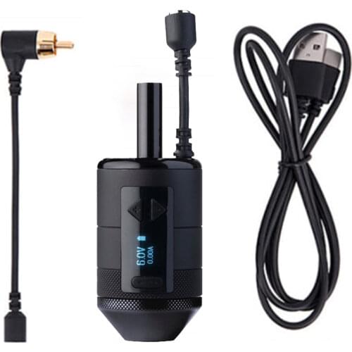 One Best 1300mAh Tattoo Grip Battery Power For Rotary Tattoo Machine Gun Long Tattoo Needles Supply