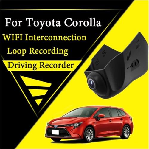 Car Road Record WiFi DVR Dash Camera Driving Video Recorder For Toyota Corolla Sprinter Allex E210 2018~2020