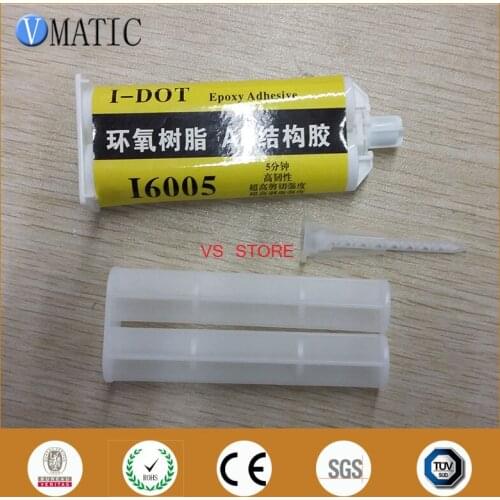 Free Shipping 2019 Epoxy Ab Glue,Epoxy Steel Adhesive,Quick Ab Adhesive With Glue Cartridge And Pp Push Rod And Static Mixer