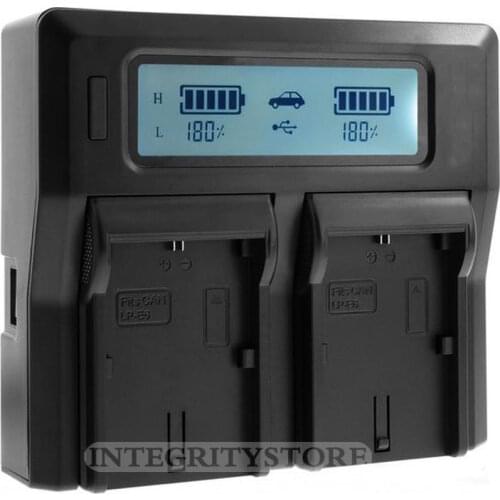 EN-EL3e AC/DC LCD Dual Battery Charger For Nikon D700 D300S D300 D200 D100 D90