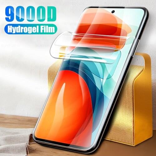 Hydrogel Film Not Glass For Xiaomi Poco X3 GT On Xiame Pocophone x3 X3GT POCOX3 Protector Phone Clear HD Screen Full Cover Film