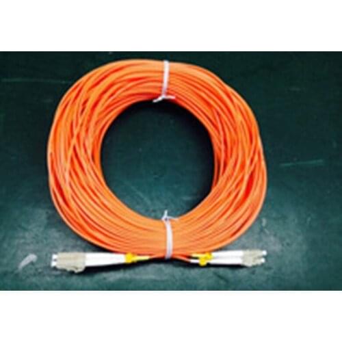 Hot Sale Fiber Optic Patch Cord LC/UPC-LC/UPC Multi-mode MM Duplex fiber Jumper 62.5/125um 2.0mm 50 Meters