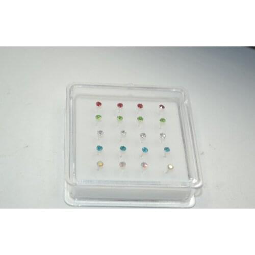 20pcs/lot Free Shipping 925 sterling silver nose ring 2.5mm Body Piercing