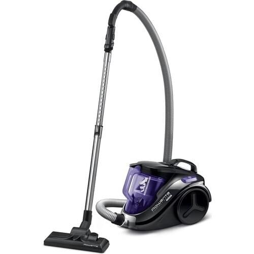 Rowenta ROW RQ3719TA Compact Power Cyclonic 750 Watt Powder Bagless Vacuum Cleaner [Purple]-2211400152