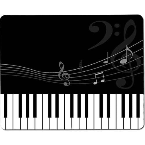 MousePad Piano Keys Play Mats Vintage Cool Musical Notes Rubber durable non-slip small size mouse pad hot sale