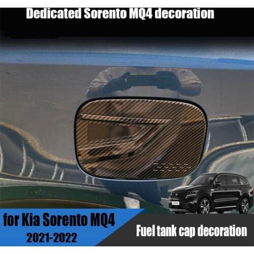 For Kia Sorento MQ4 2021 2022 exterior fuel tank cap ABS cover decoration modification
