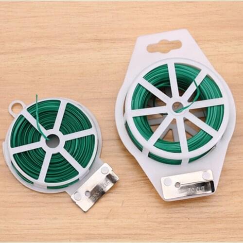 20/30/50m Garden Tie with Protection Bag Plastic Wire Binding Line Climbing Plants Cable Flower Cucumber Grape Rattan Holder