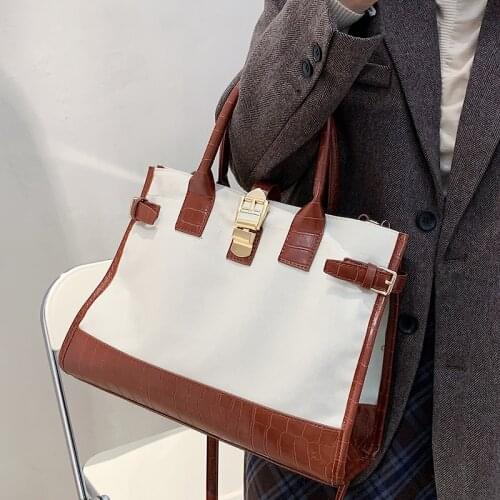 Fashion Women Handbags High Quality Large Capacity Canvas Shoulder Bag Casual Female Crossbody Bags for Women Tote Messenger Bag