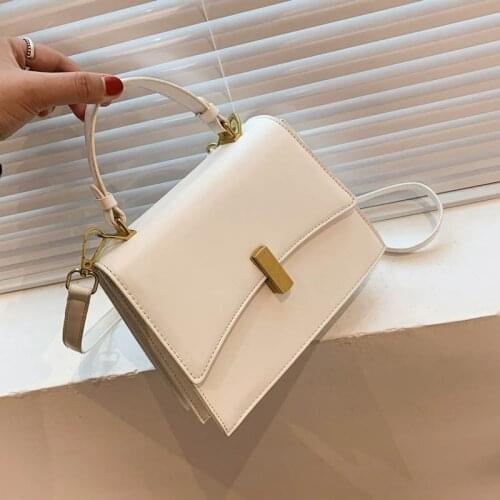 2021 Summer New Trendy Fashion Ladies Texture Portable Messenger Bag High Quality Simple One-shoulder Small Square Bag Female