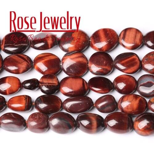 Wholesale Irregular Natural Red Tiger Eye Stone Loose Beads 15inches 8-10mm/6-8mm For Jewelry Making DIY Bracelet Necklace