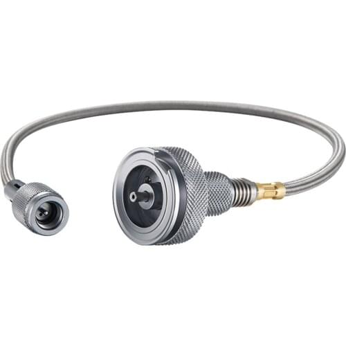 Portable Camping Stove Hose Adapter Flat Gas Tank Cylinder Gas High Pressure Thread Tube Extension Line Gas Tank Connection Line