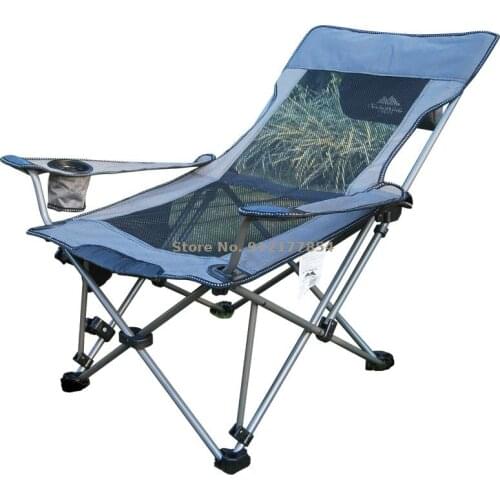 Portable Outdoor Folding Chair Reclining Chair Camping Folding Fishing Chair Actor Nap Folding Bed Chair Package