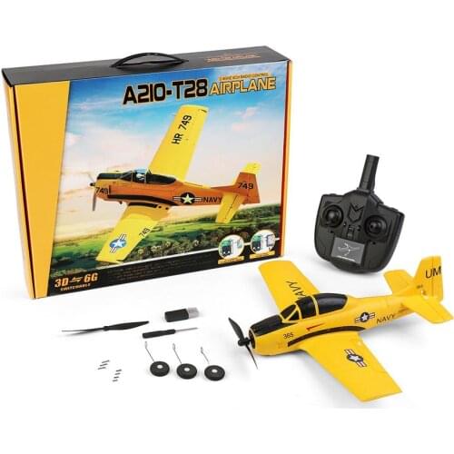 Remote Control Aircraft Simple Operation Self-Stabilization Toys 2.4G RC Drone T28 Modle Drone 6G/3D Mode Stunt Electric Remote