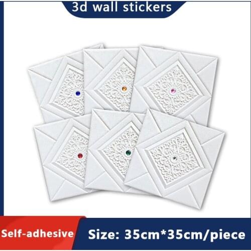 3D Self-Adhesive Paper Waterproof Self-Adhesive Panel Bedroom Roof New Design Decoration Kitchen Bathroom Home Decoration