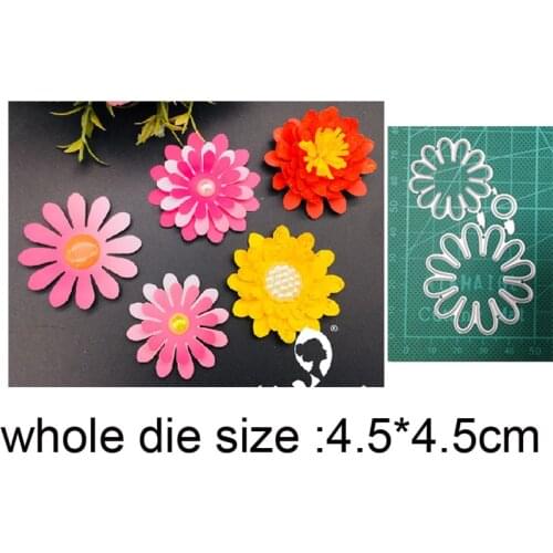 Cutting Dies Flowers Frame Metal Cutting Dies For DIY Scrapbooking Paper And Card Making Decorative Embossing Die Cut Craft Dies