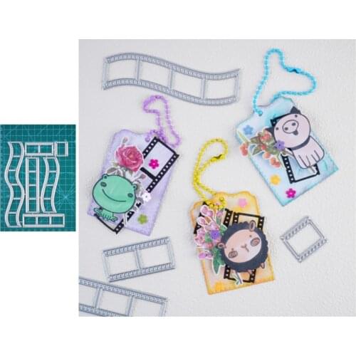 YaMinSanNiO Film Strip and Tickets Metal Cutting Dies Stencils for DIY Scrapbooking/photo album Decorative Embossing Paper Cards