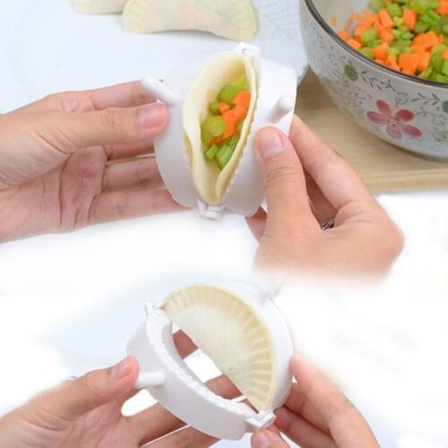 Convenient Dough Press Dumpling Pie Pastry Ravioli Making Mould Gyoza Empanada Modeling Maker Mold Tool Home Kitchen Gadget S