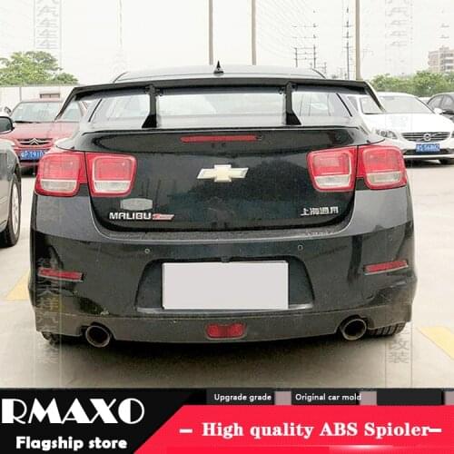 For chevrolet Malibu Sedan Universal TF Spoiler 2006-2018 Malibu Spoiler ABS plastic Material Car Rear Wing Color Rear Spoiler