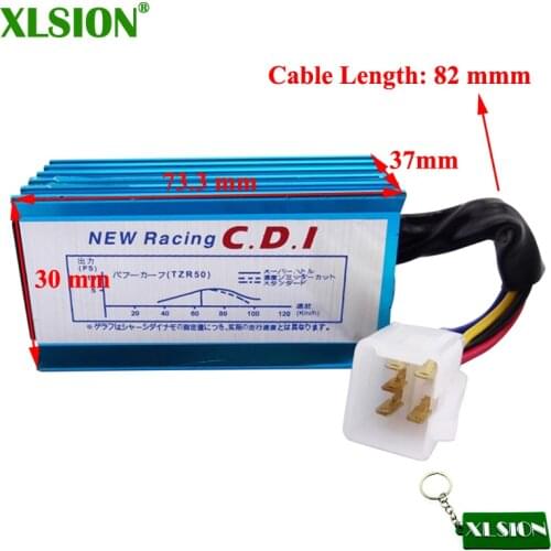 XLSION Blue Racing CDI 5 Pins For Honda Spree NQ50 Aero 50 80 NB50 Elite SA50 CH80 DIO Scooter