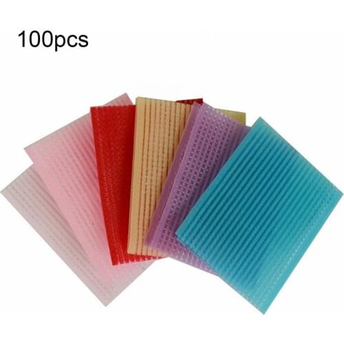 100PCS Women Girls Flower Bangs Magic Paste Posts Bow Heart Hair Sticker Clip Tape Fringe Hair Bang Patch Hair Styling Accessory
