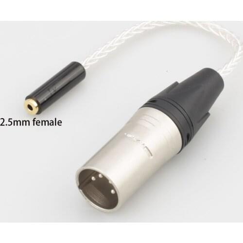 4-pin XLR Balanced Male to 2.5mm Trrs Female Balanced Cable Headphone Audio Adapter for Astell&kern Layla Astell&Kern Rosie