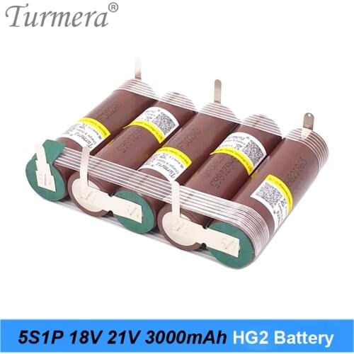 5s 18650 HG2 30A 3000mah Battery 18650 Battery 18v Welding for 18V Screwdriver Battery and Vacuum Cleaner Customized MA17