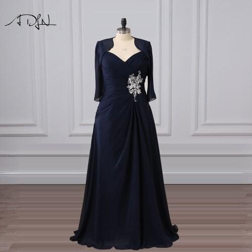 ADLN Womens Evening Chiffon Dresses