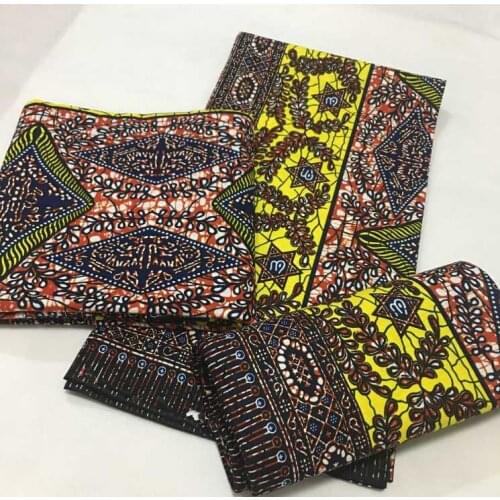 African Ankara Veritable Fabric High Quality Veritable Hot Wax Veritable 6yards African Fabric Real Wax Print Veritable Wax