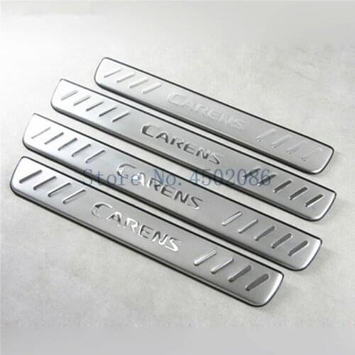 Car accessories high quality Scuff Plate/Door Sill Door Sill scuff plate door sill For KIA Carens 2013-2018 Car styling