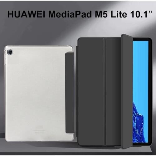 PU Leather Case For Huawei MediaPad M5 lite 10 Tablet Case For Huawei M5 Lite BAH2-W19/L09/W09 10.1" Smart Sleep Awake Cover