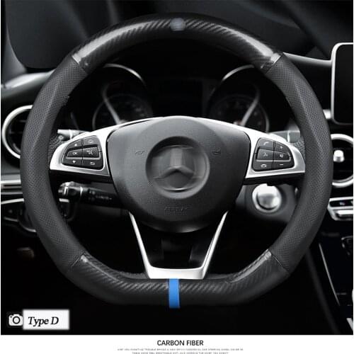 Steering wheel cover set for Mercedes-Benz C-Class C260L GLA200L GLC E-Class E300L A200L GLB Grip Cover car accessories