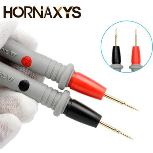 Digitale Multimeter Probe Zachte Siliconen-Draad Naald-Tip Universal Test Leads Met Alligator Clip Voor led Tester Multimetro